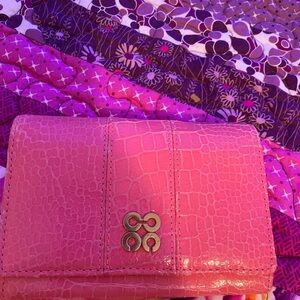 Pink  coach Crocodile-Embossed Women's Bag